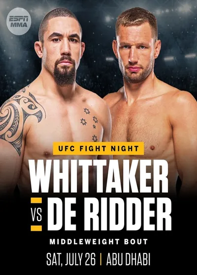 Sporty walki: UFC Fight Night walka: Robert Whittaker - Reinier de Ridder (27.07.2025) PL.1080p.WEB-DL.H264-GNLP / polski komentarz