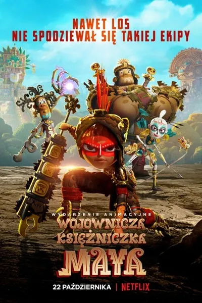 Wojownicza księżniczka Maya / Maya and the Three (2021) (Sezon 1) PL.1080p.NF.WEB-DL.X264-zyl / Dubbing PL