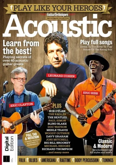 Guitar Techniques Play Like Your Heroes Acoustic - 9th Edition 2025