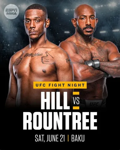 Sporty walki: UFC Fight Night walka: Jamahal Hill - Khalil Rountree Jr. (21.06.2025) PL.1080p.WEB-DL.H264-GNLP / polski komentarz