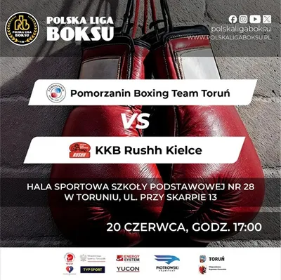 Pomorzanin Boxing Team Toruń - KKB Rushh Kielce. Polska Liga Boksu, 7. kolejka (20.06.2025) PL.1080p.WEB-DL.H264-GNLP / polski komentarz