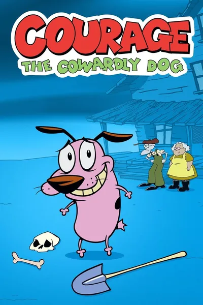 Chojrak - tchórzliwy pies / Courage the Cowardly Dog (1999-2002) (Sezon 1-4) PLDUB.480p.TVRip.XviD-NN / Dubbing PL