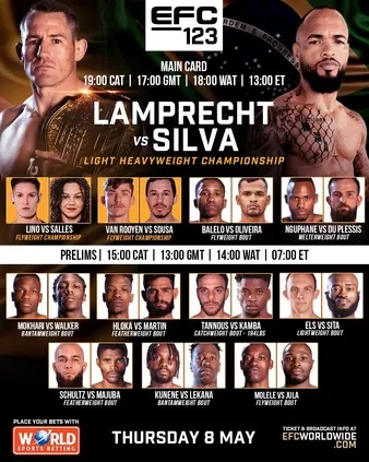 Sporty walki: EFC 123: Africa vs Brazil / Extreme Fighting Championship (08.05.2025) PL.1080i.HDTV.H264-NoGRP / Komentarz polski