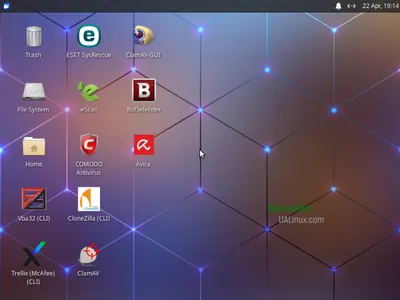 UALinux RescuePack v.25.04 (Antivirus LiveDisk)