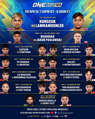 ONE Friday Fights 105 (18.04.2025) PL.1080i.HDTV.H264-NoGRP / Komentarz polski