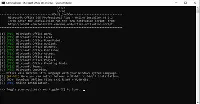 Microsoft Office 365 ProPlus - Online Installer 3.3.2