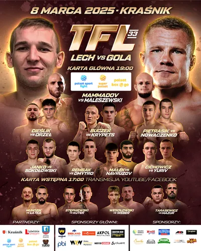 Sporty walki: TFL 33 w Kraśniku (08.03.2025) PL.1080i.HDTV.H264-NoGRP / Komentarz polski