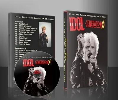 Billy Idol - Generation X Live at Astoria 1993 (2012, DVD5)
