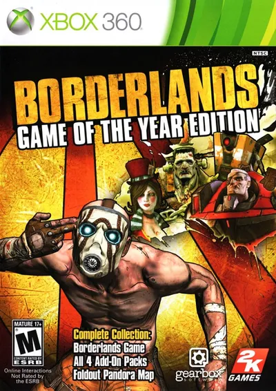 Borderlands (2009) Game of the Year Edition Xbox 360 -NoGRP