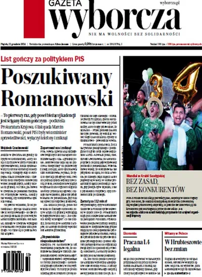 Gazeta Wyborcza 13.12.2024