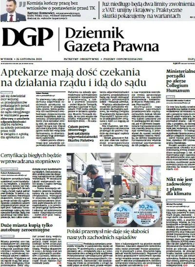 Dziennik Gazeta Prawna 26.11.2024