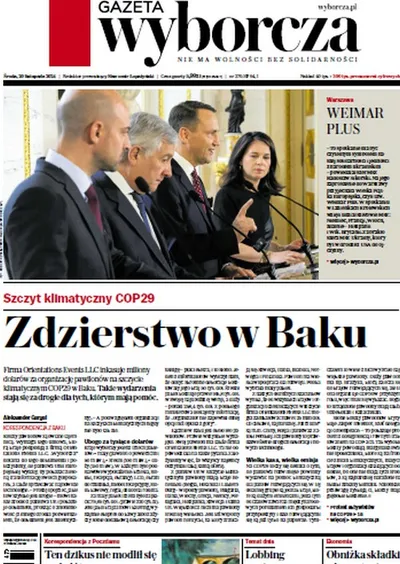 Gazeta Wyborcza 20.11.2024
