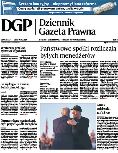 Dziennik Gazeta Prawna 14.11.2024