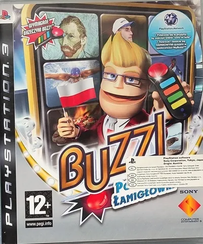Buzz!: Polskie Łamigłówki / Buzz!: Polish Puzzles (2009) PS3 -NoGRP / Polska wersja językowa