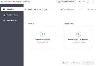 Donemax Disk Clone Enterprise 2.4