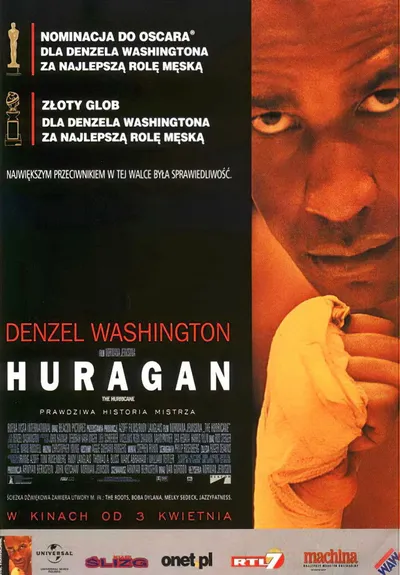 Huragan / The Hurricane (1999) PL.1080p.BRRip.H264-wasik / Lektor PL