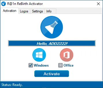R@1n ReBirth Activator 1.10 Final