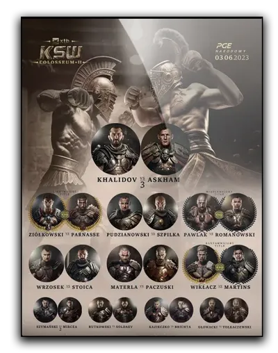 KSW Colosseum 2 (03.06.2023) PL.1080p.VIA.WEB-DL.H264.DD2.0-K83 / Polski Komentarz