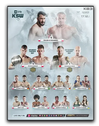 KSW 77 (17.12.2022)  PL.720p.VP.WEB-DL.H264.DD2.0-K83 / Polski Komentarz