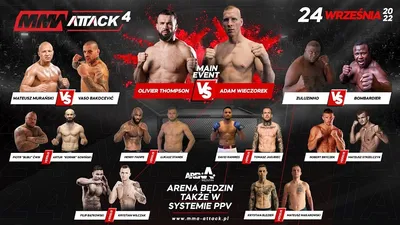 MMA Attack 4 (24.09.2022) PL.720p.WEB-DL.H264.PPV / Cała Gala / Polski komentarz
