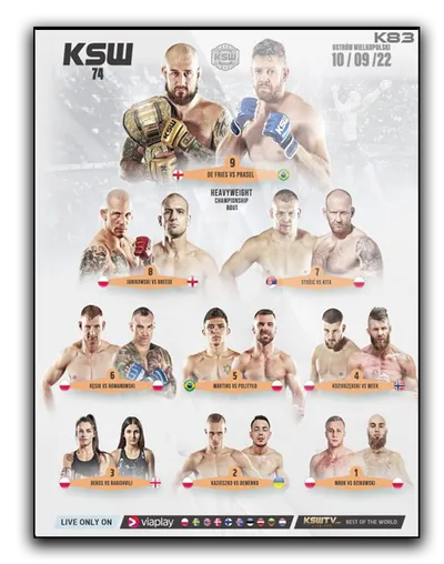 KSW 74 (10.09.2022) PL.720p.VP.WEB-DL.H264.DD2.0-K83 (50fps) / Komentarz PL