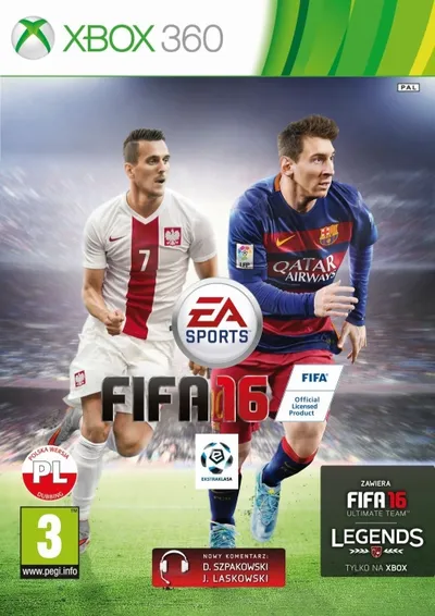 FIFA 16 (2015) Xbox 360 -SRT / Polska wersja językowa