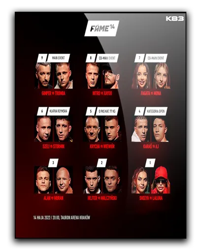 Fame MMA 14 (2022) PL.540p.PPV.WEB-DL.H264.DD2.0-K83 / Komentarz PL