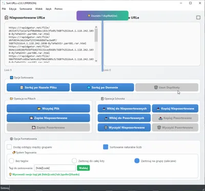 Sort URLs v2.8.3 (x64) MULTi-PL
