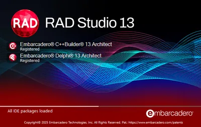 Embarcadero RAD Studio 13.0 Florence Architect v37.0.57242.3601 (x64)