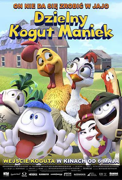 Dzielny kogut Maniek / Huevos: Little Roosters Egg-cellent Adventure / Un gallo con muchos huevos (2015)  PLDUB.DVDRip.Xvid-robmar / Dubbing PL