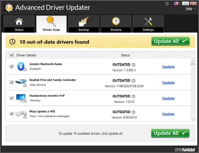 Systweak Advanced Driver Updater 4.6.1086.7222