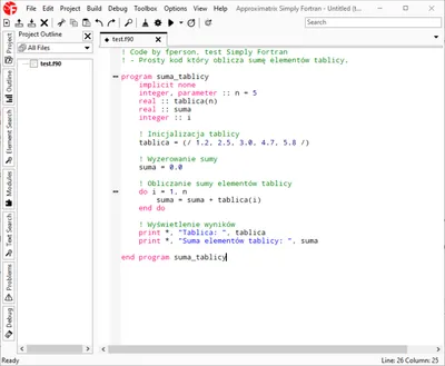 Approximatrix Simply Fortran 3.38.4336 (Windows/Linux/MacOS)