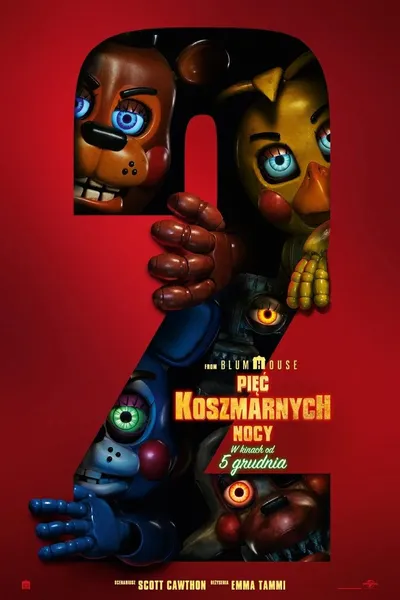 Pięć koszmarnych nocy 2 / Five Nights at Freddy’s 2 (2025) PL | 360p | 480p | 720p | AC3.WEB-DL.XviD-GR4PE | DD5.1 | Lektor PL
