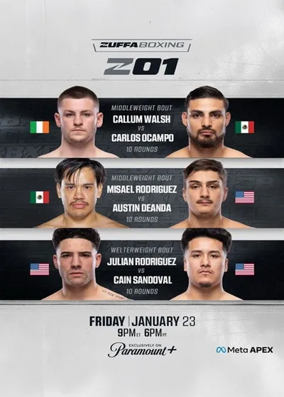 Boks: Gala w Las Vegas waga średnia: Callum Walsh - Carlos Ocampo (24.01.2026) PL.1080p.WEB-DL.H264-GNLP / Komentarz polski