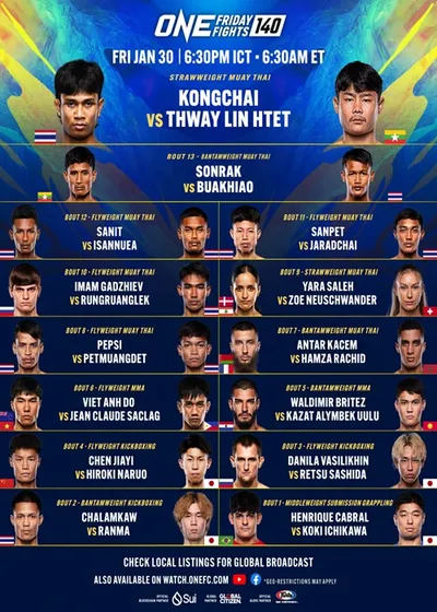 ONE Friday Fights 140 (30.01.2026) PL.1080i.HDTV.H264-NoGRP / Komentarz polski