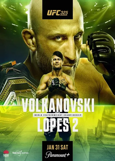Sporty walki: UFC 325 walka: Alexander Volkanovski - Diego Lopes 2 (24.01.2026) PL.1080i.HDTV.H264-NoGRP / komentarz polski