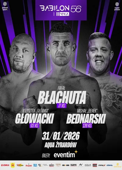 Sporty walki: Babilon MMA 56 w Żyrardowie (31.01.2026) PL.1080p.WEB-DL.H264-GNLP / polska produkcja