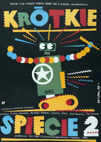 Krótkie spięcie 2 / Short Circuit 2  (1988) PL.AC3.BRRip.XviD-NN / Lektor PL