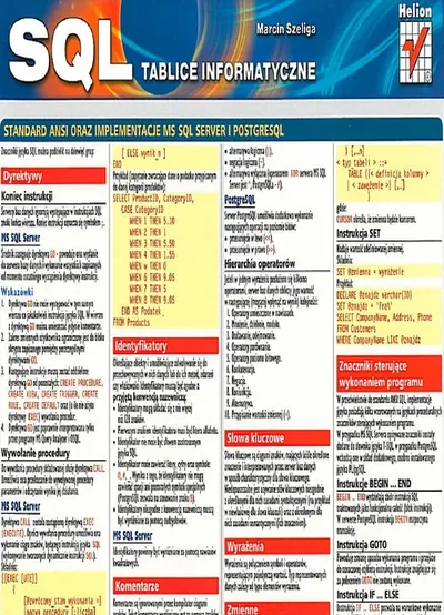 Tablice Informatyczne. SQL - Marcin Szeliga