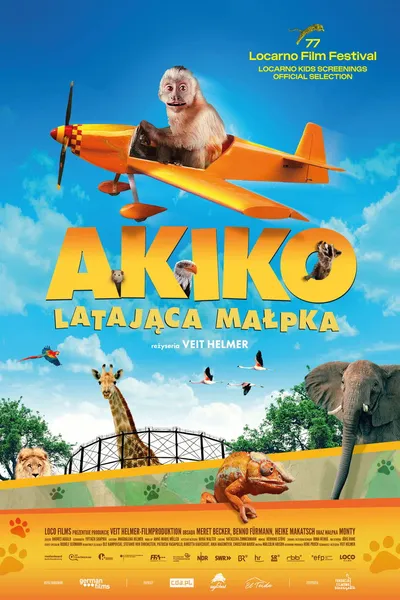 Akiko. Latająca małpka / Akiko, the Flying Monkey (2024) PLDUB.1080p.WEB-DL.H.264-FOX ~ Dubbing PL