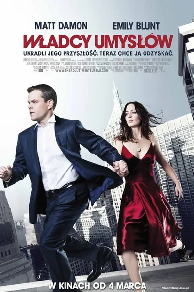 Władcy umysłów / The Adjustment Bureau (2011) MULTi.1080p.BluRay.x264.DTS.AC3-DENDA / LEKTOR i NAPISY PL