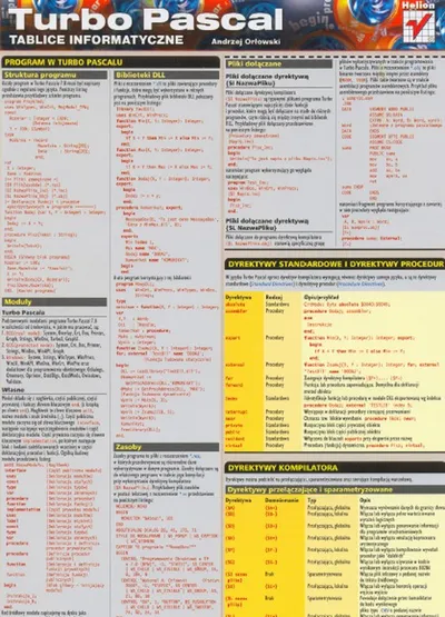 Tablice Informatyczne. Turbo Pascal - Andrzej Orłowski