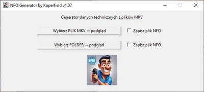 NFO Generator v1.07 by KPFR