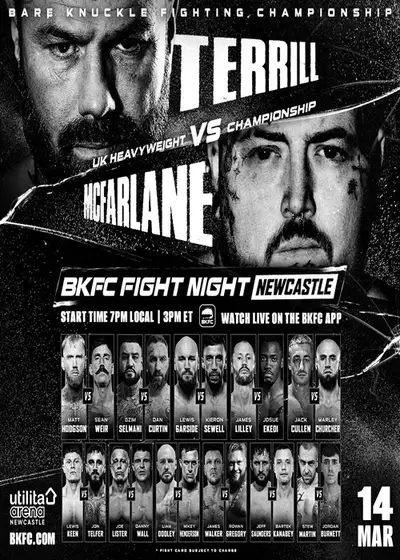 Bare Knuckle Fighting Championship / BKFC Fight Night: Newcastle (14.03.2026) PL.1080P.WEBRiP.H264-NoGRP / Komentarz polski