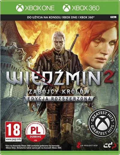 Wiedźmin 2: Zabójcy Królów / The Witcher 2: Assassins of Kings (2012) Edycja Rozszerzona / Enhanced Edition Xbox 360 -SRT / Polska wersja językowa