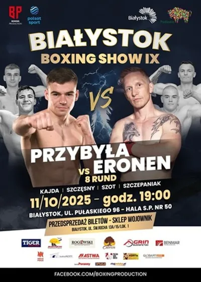 Boks: Białystok Boxing Show 9 walka: Bartłomiej Przybyła - Tuomo Eronen (11.10.2025) PL.1080i.HDTV.H264-NoGRP / oryginalny polski