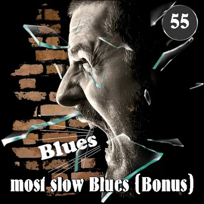 VA - 55 most slow Blues (Bonus) (2017) MP3